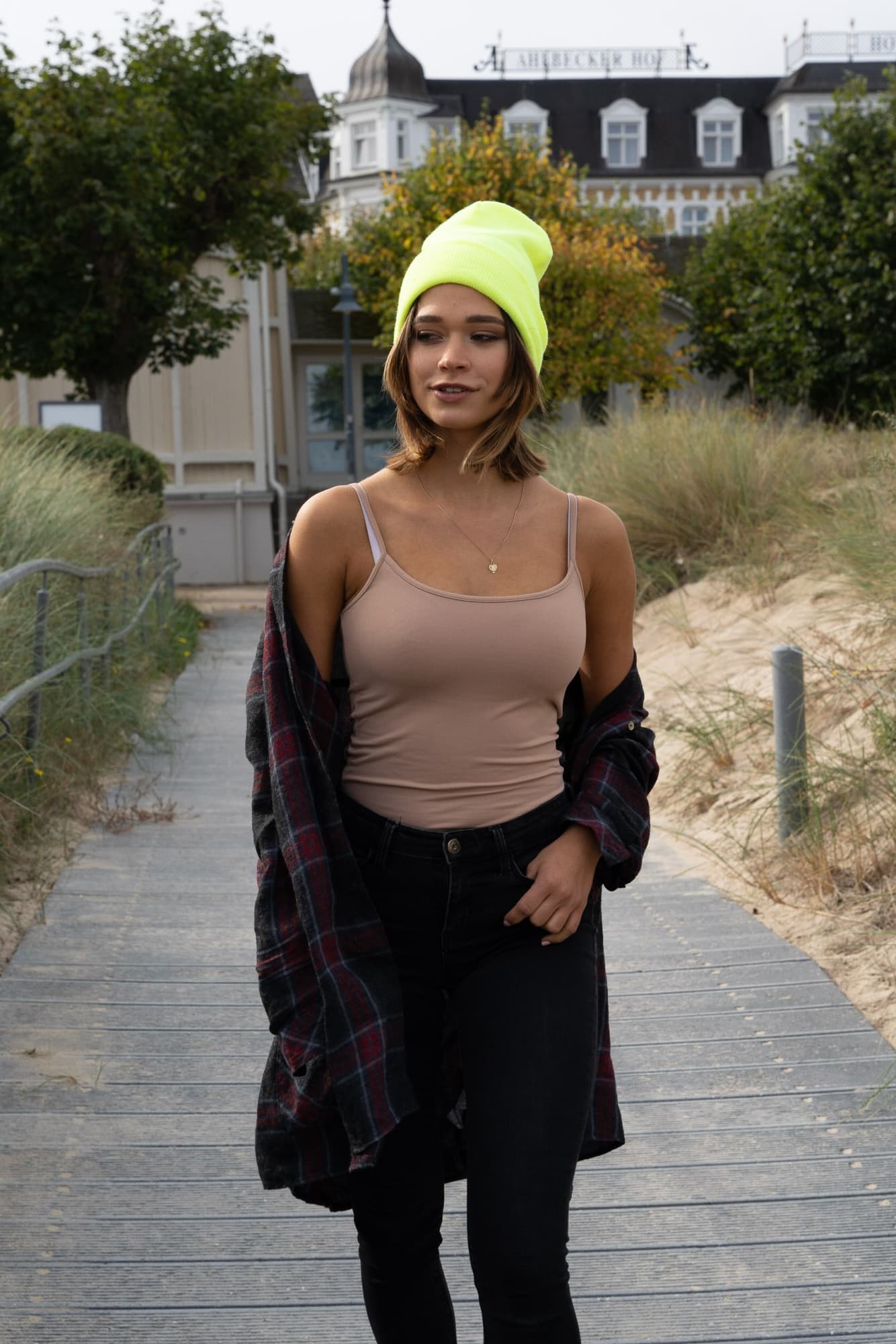 Luminescent Safety Acrylic Beanie - Toque