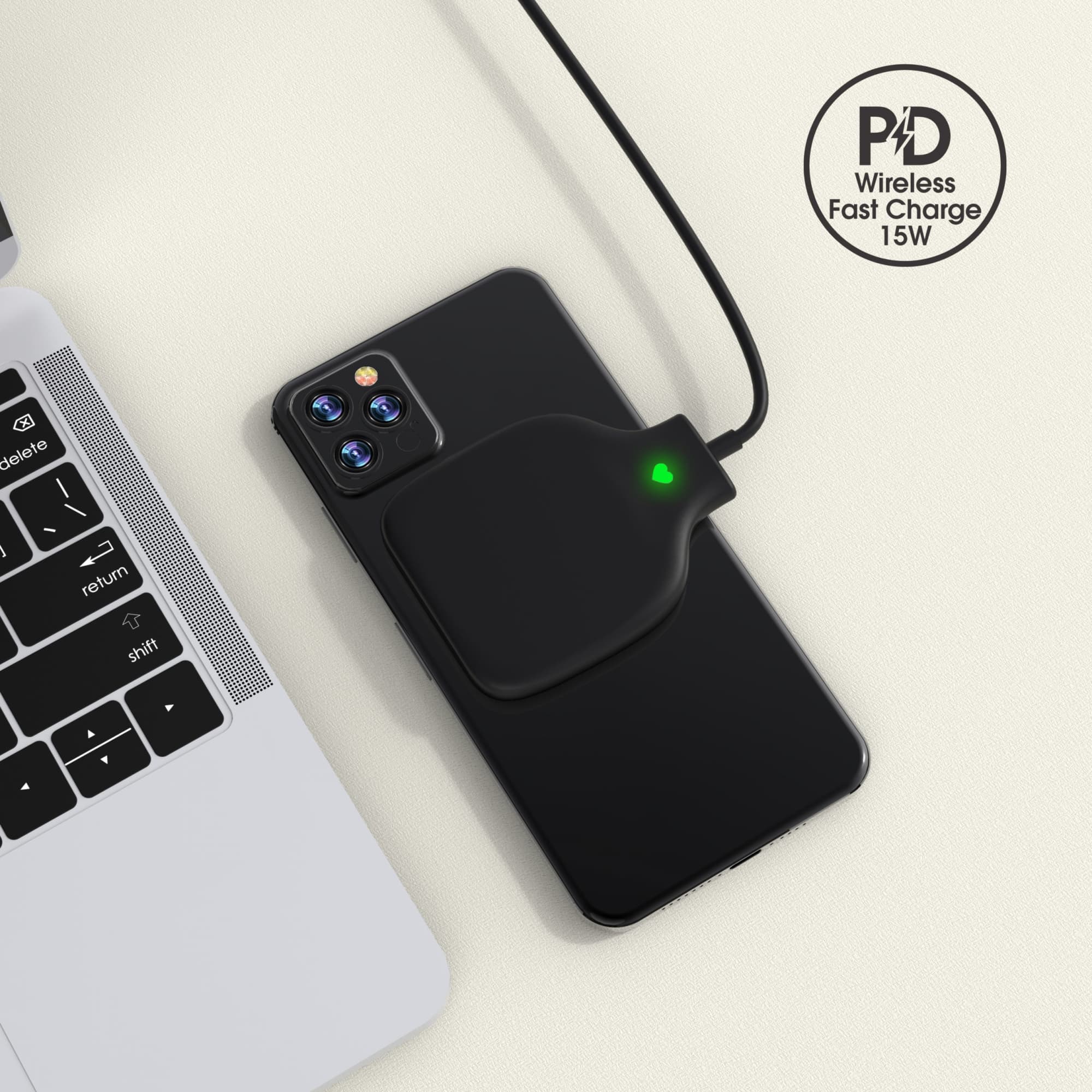 Triton Magnetic 15Watt Wireless Charger 'recyced plastic'