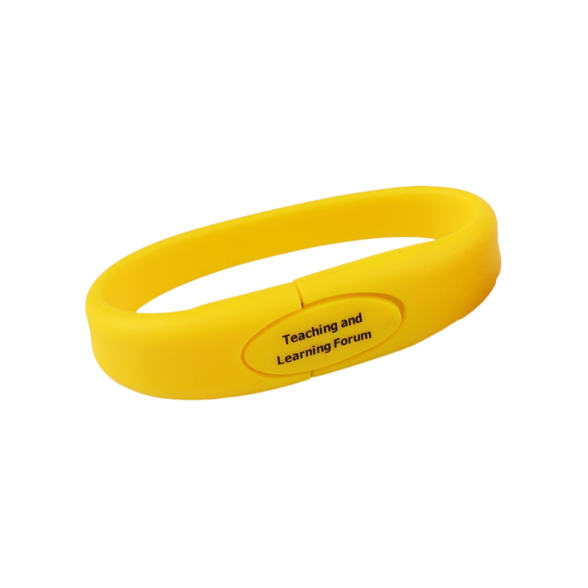 Oval Silicone Wristband Flash Drive