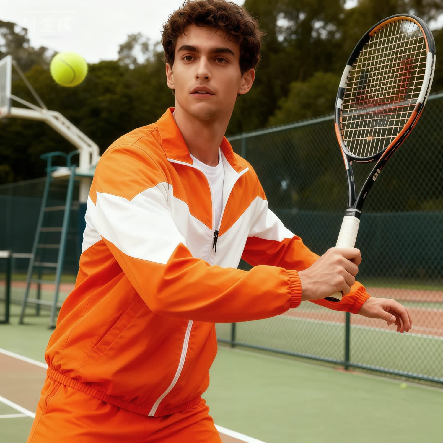Unisex 100% Polyester 2-Layer Stand-up Collar Windbreaker