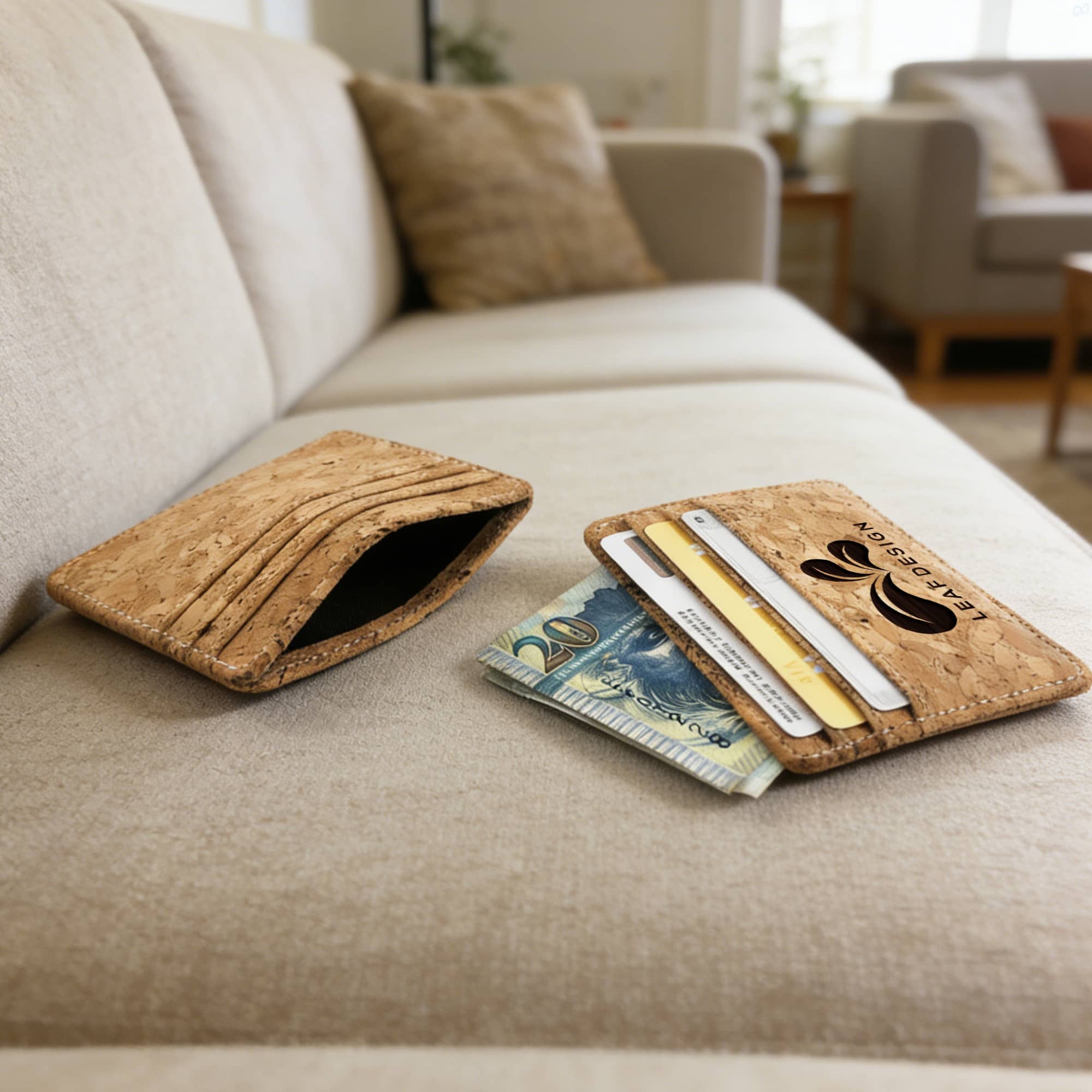 Cork Card Holder