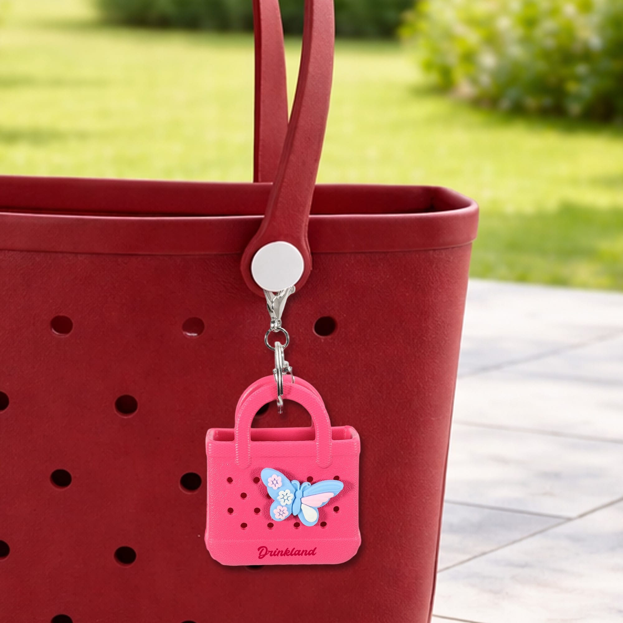 Mini EVA Holes Bag Keychain