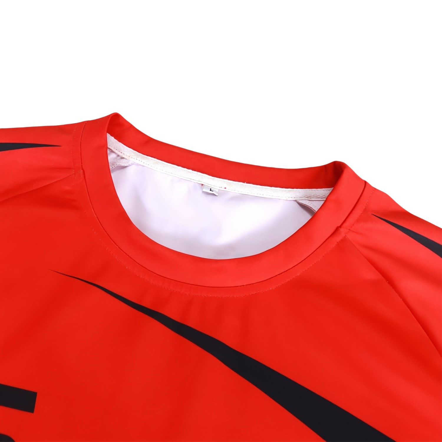 100% Polyester Micro Mesh Sublimated Crew Neck Raglan Sport Tee Shirt