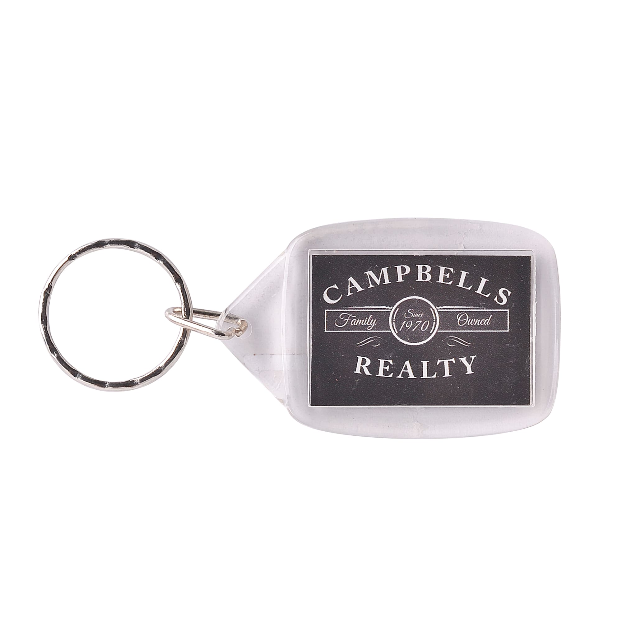 Rectangular Acrylic Keyring