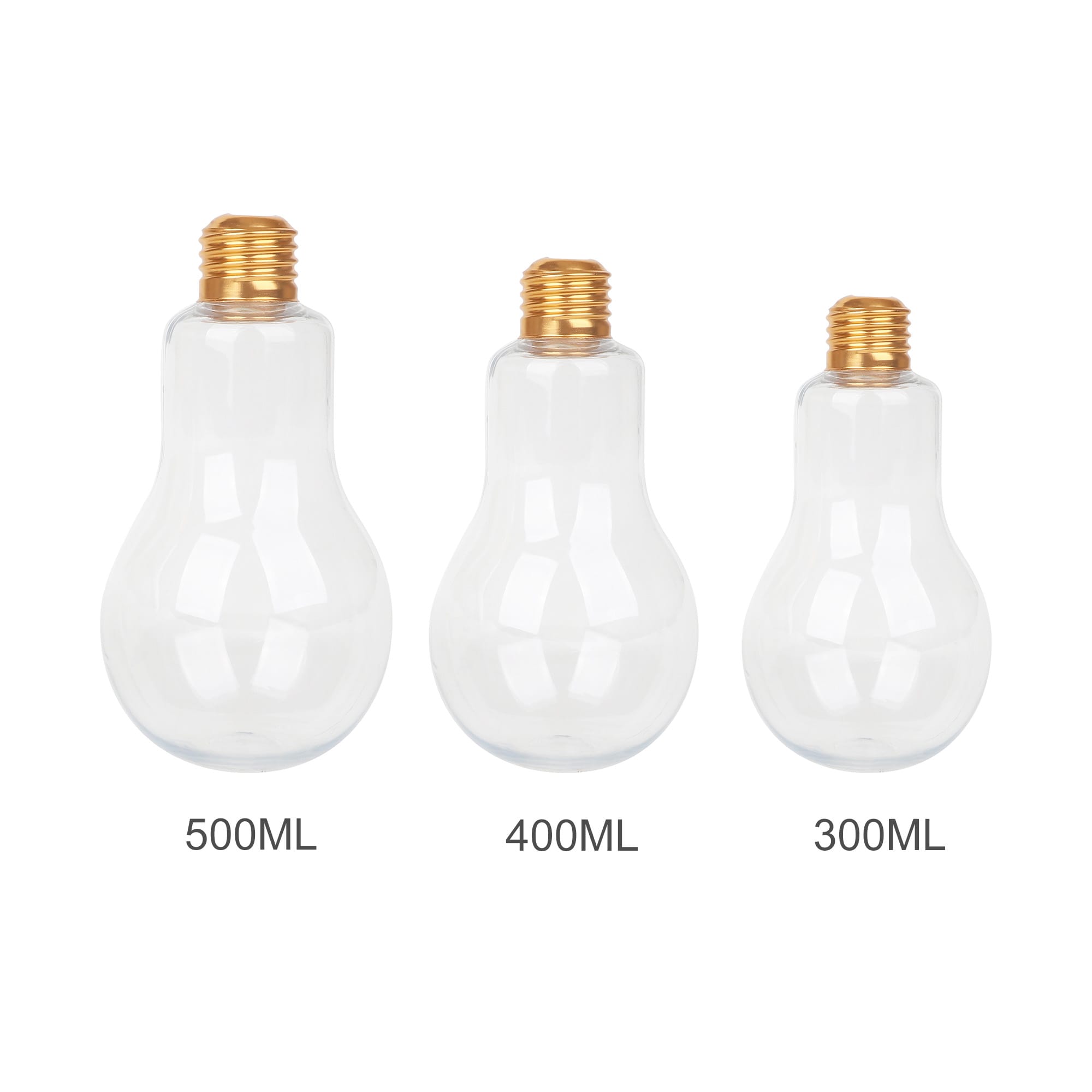500ml Bulb Shaped Plastic Bottle