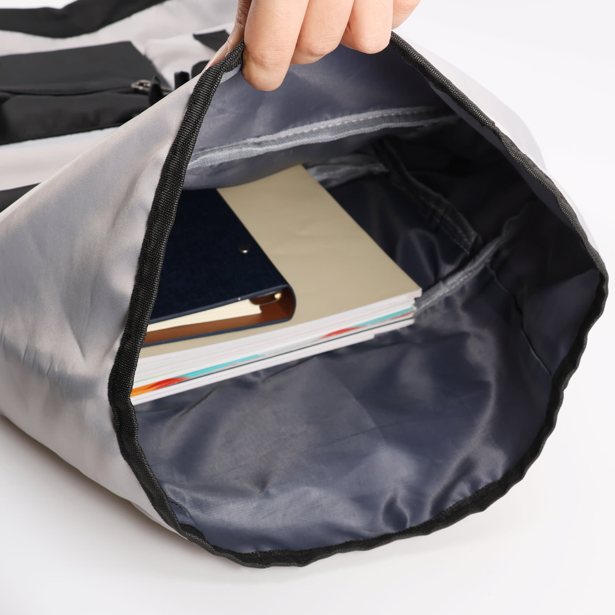 Multi-pocket Roll Top Backpack