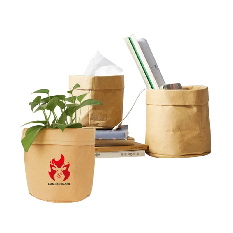 Large Washable Kraft Paper Bag(Dia 150 x H 280mm)