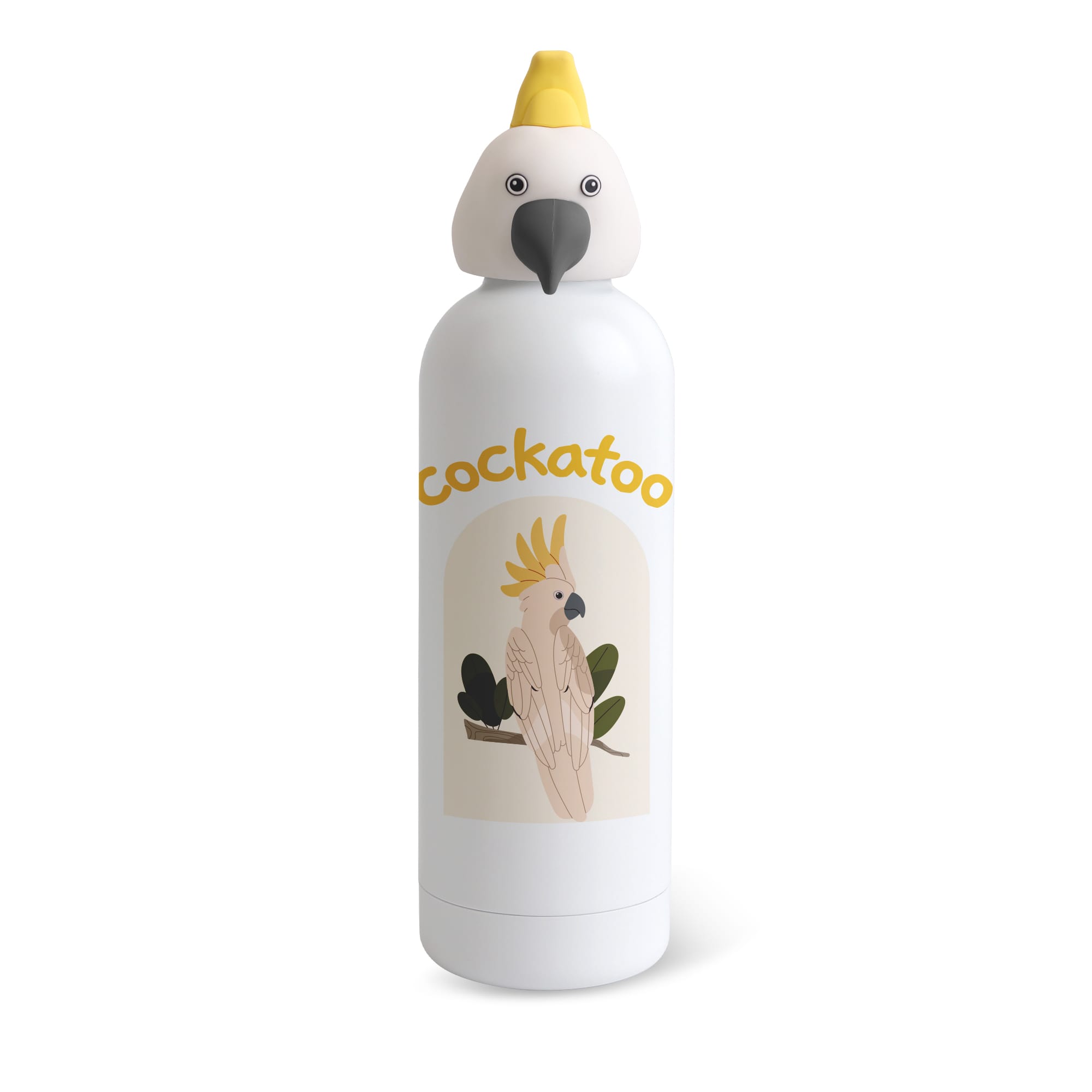 Double Wall Vacuum Bottle with Animal Head