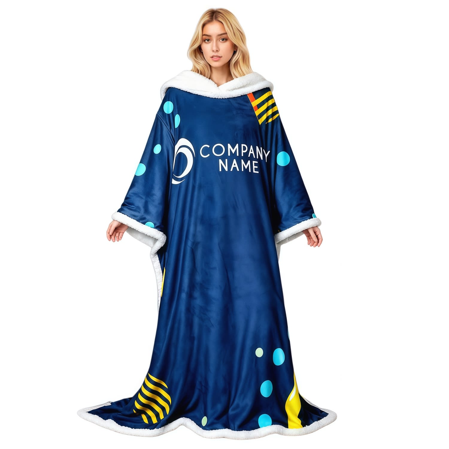 Premium 100% Polyester Sublimated Front Wear Blanket