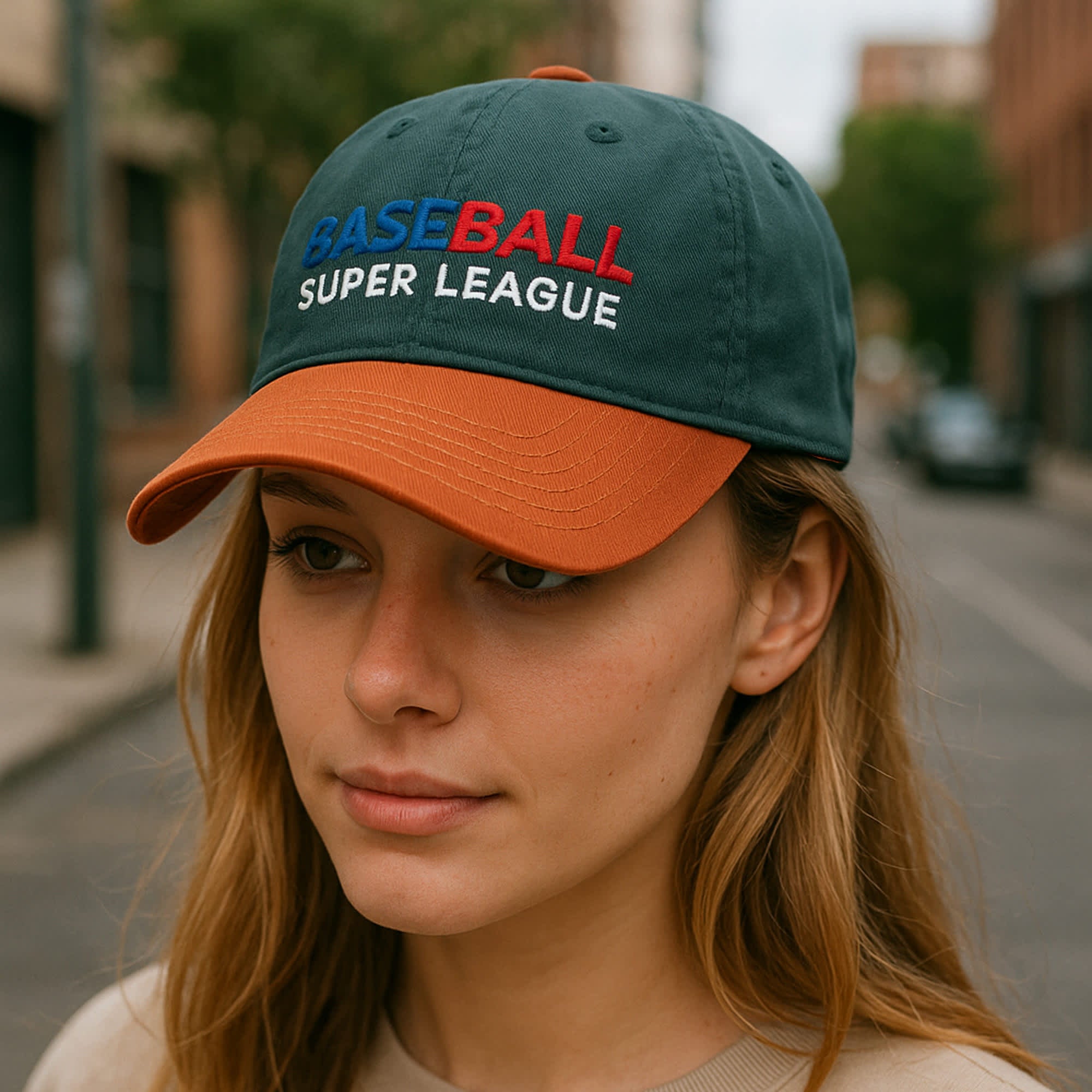 6 Panel Solid Color Fashion Cap