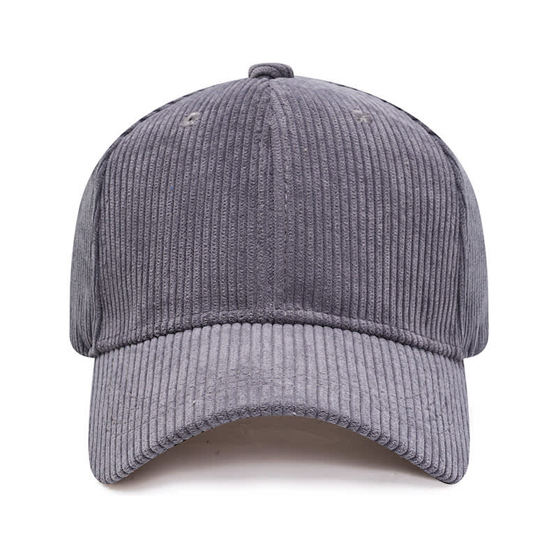 6 Panel Corduroy Baseball Cap