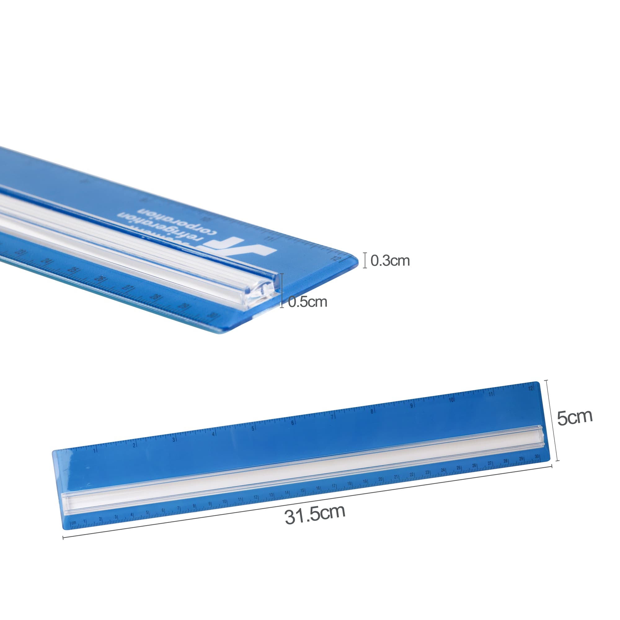 Dual Scale 30CM Magnifying Ruler