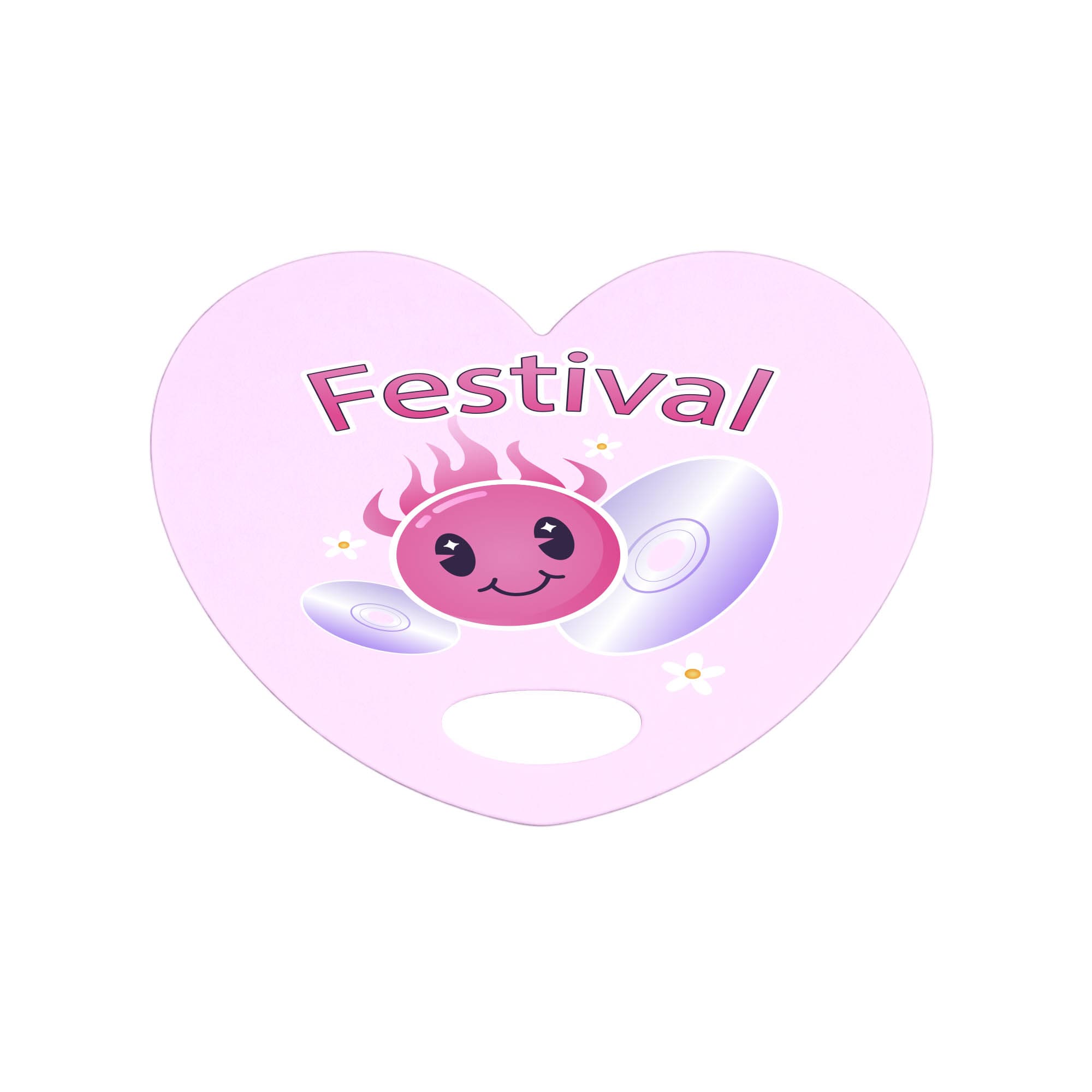 Custom Shape PP Fan without Handles