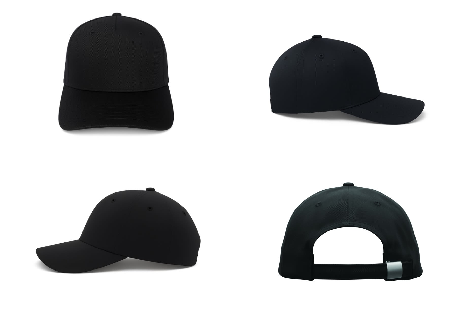 Cotton Twill Cap with Buckle