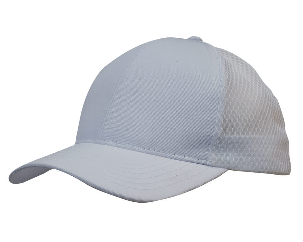 Breathable poly twill with honeycomb mesh