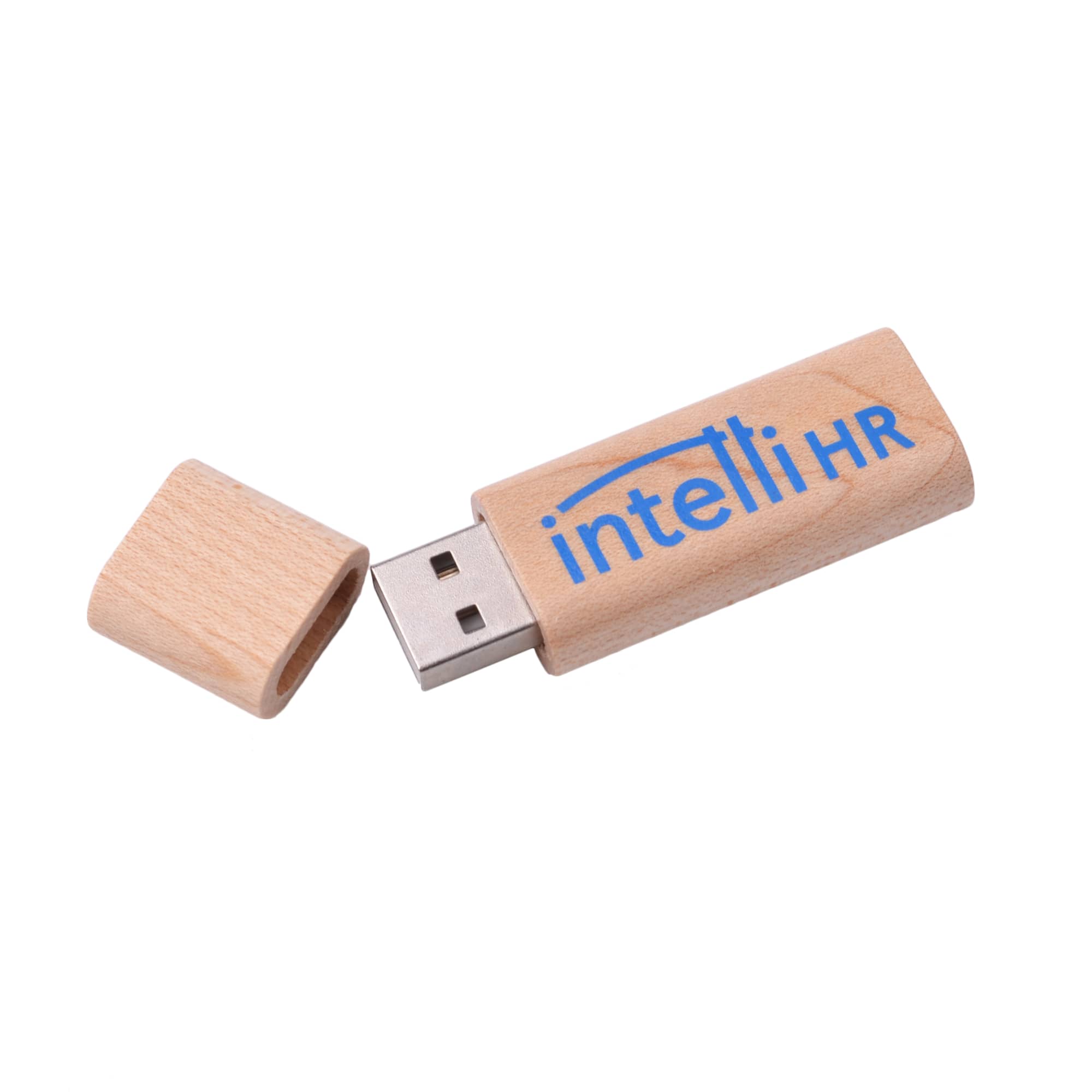 Rounded Wooden Flash Drive