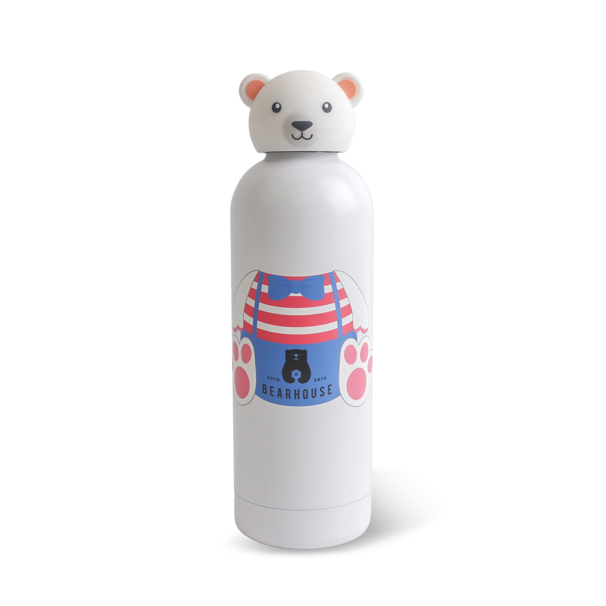 Double Wall Vacuum Bottle with Animal Head