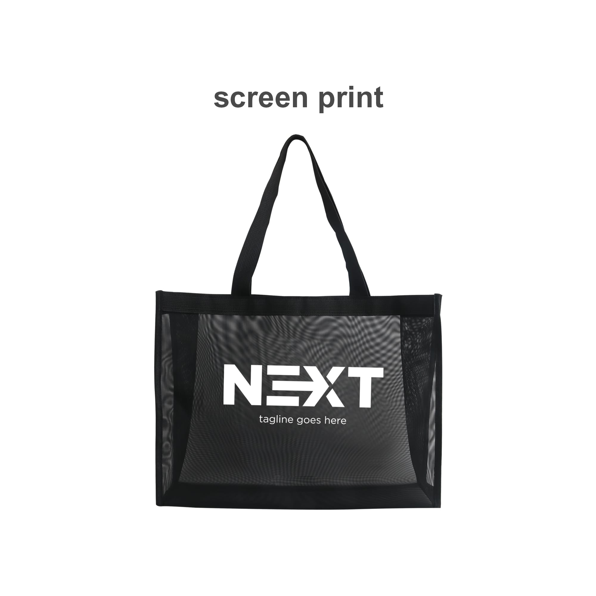 Transparent Mesh Tote Bag