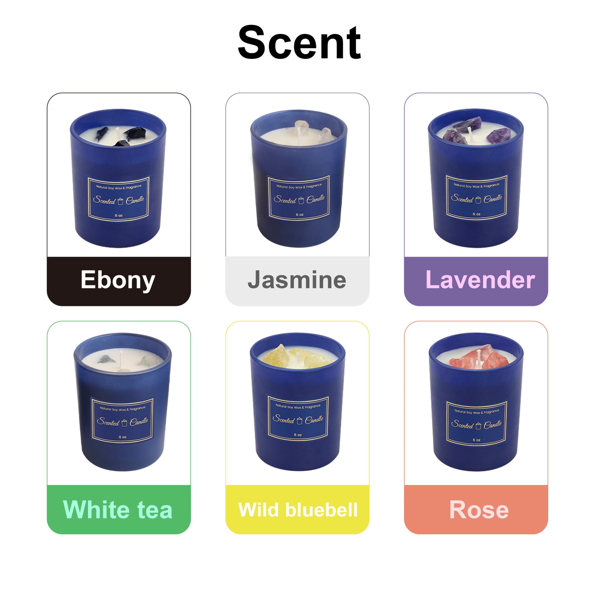 6.6oz Glass Candle