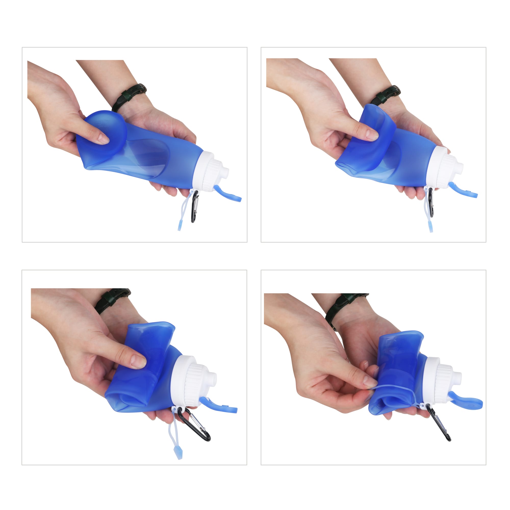 500ml Collapsible Silicone Drink Bottle
