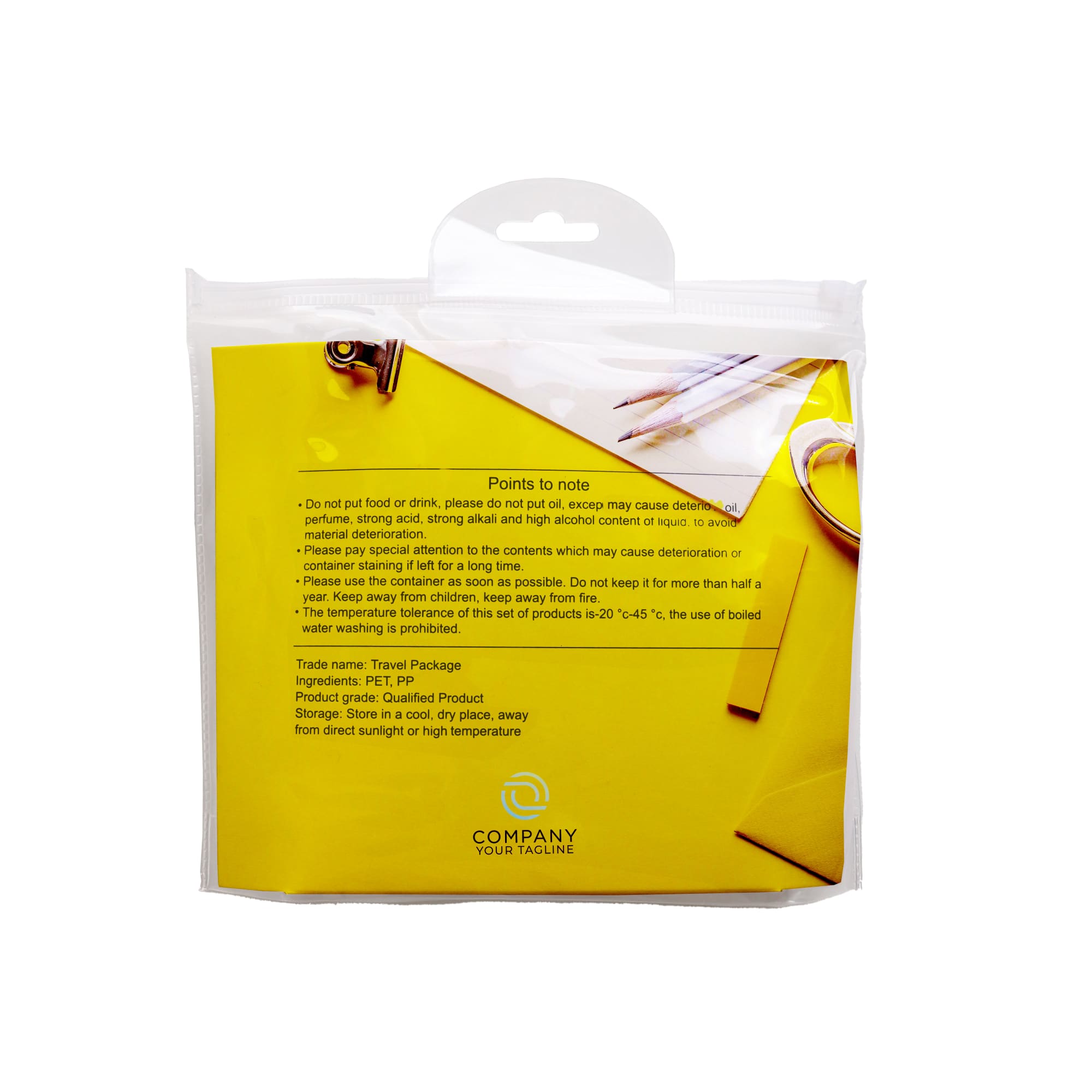 PET Cosmetic Travel Bottle Kit