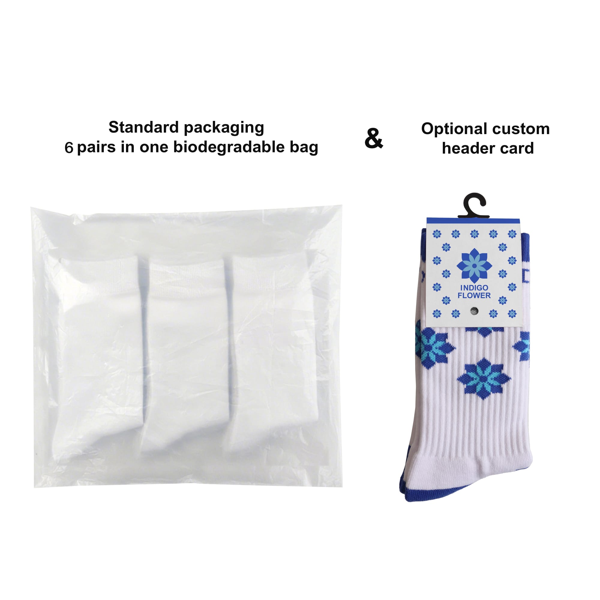 Crew Woven Work Socks - With Towel Bottom