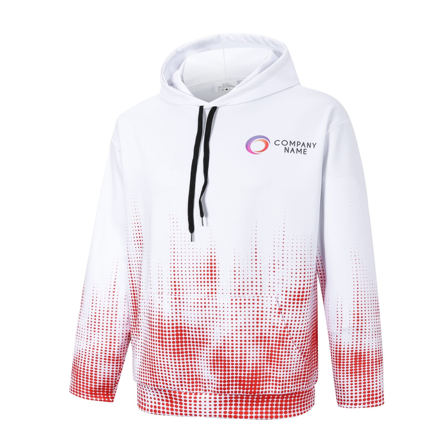 Unisex Adults Polyester Spandex Sublimated Hoodie With Pocket