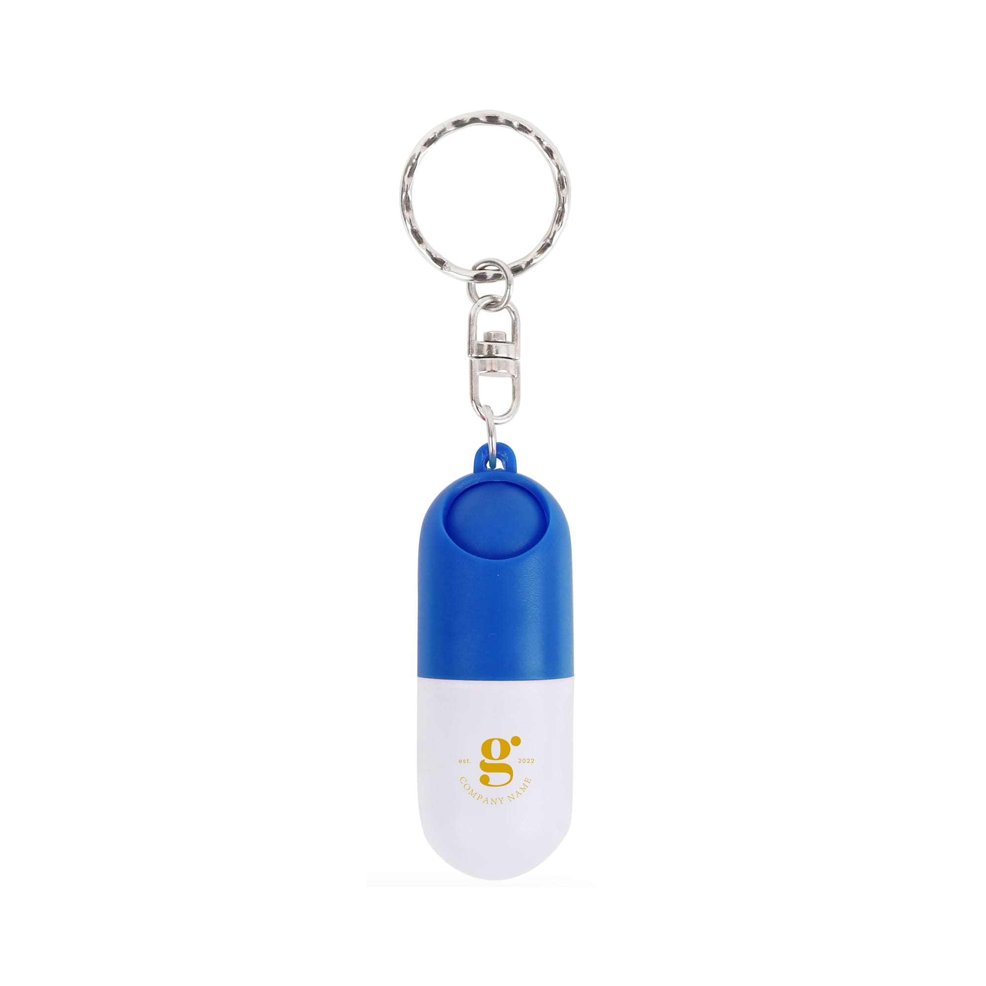 Pill Capsule Keychain
