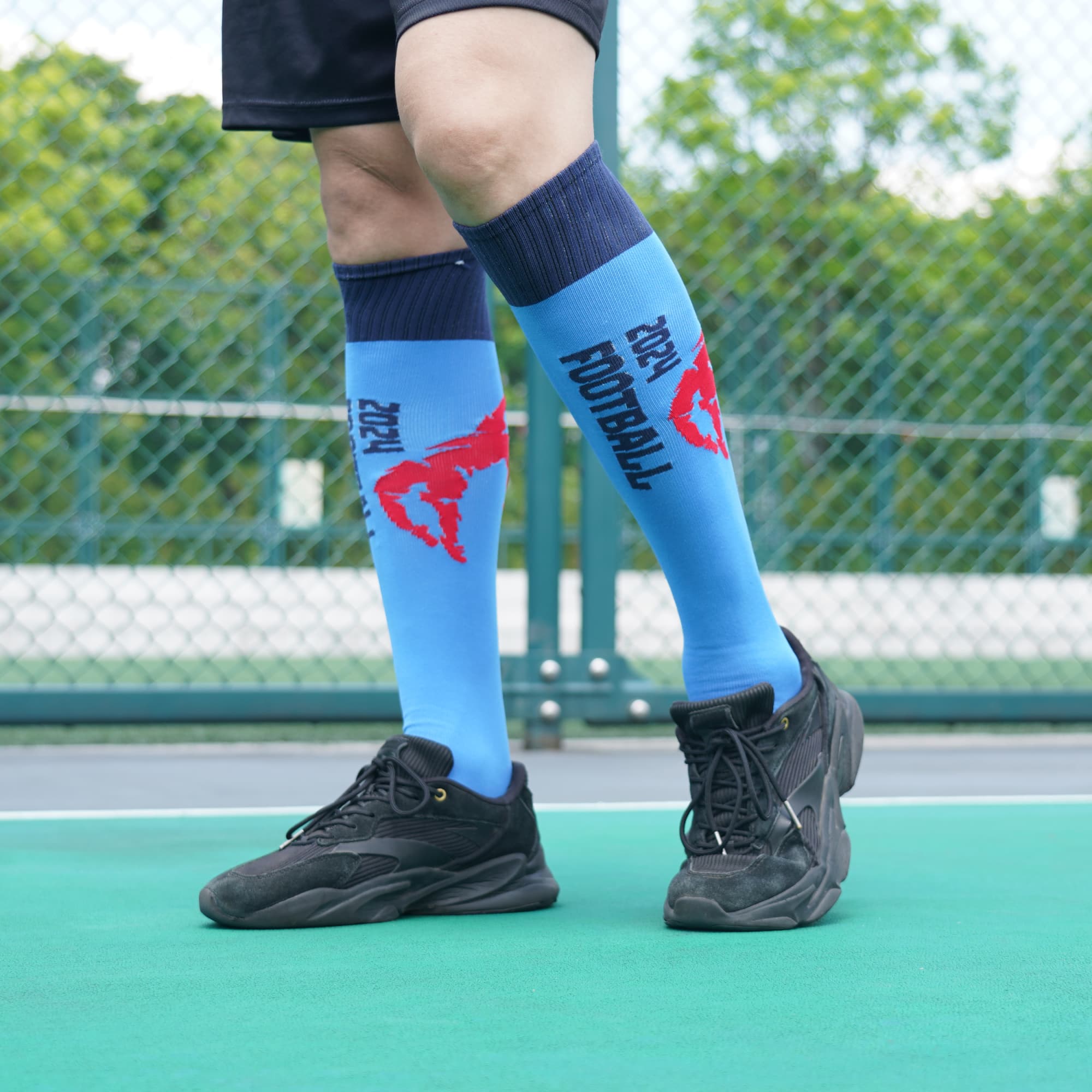 Knee High Custom Pattern Football Socks