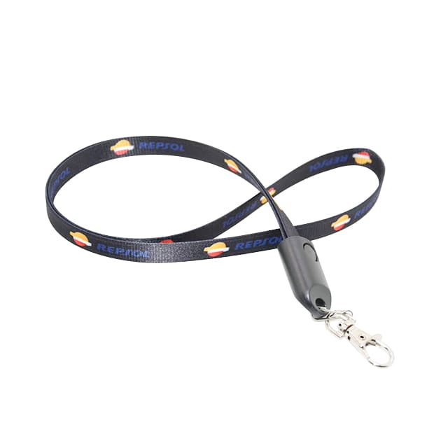 Polyester Lanyard Charging Cable