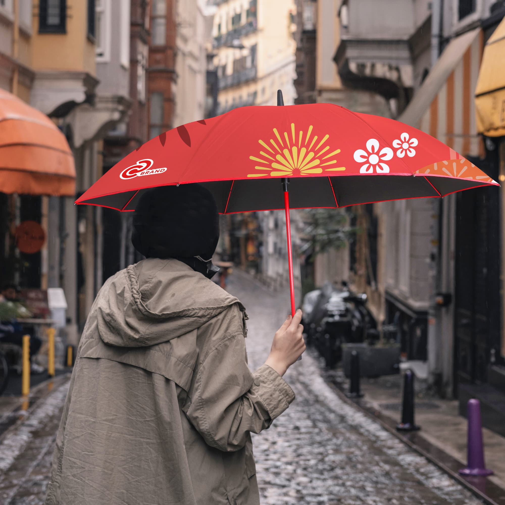 Tire Handle Car Umbrella