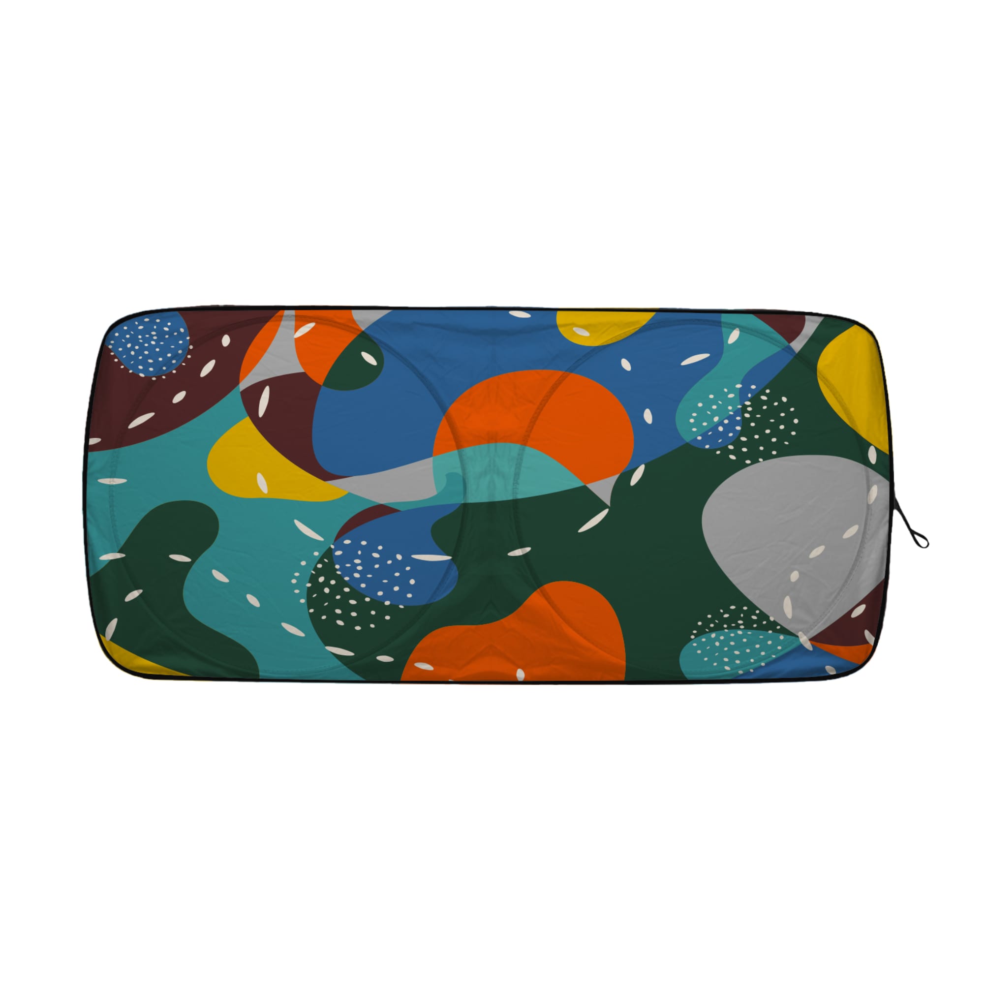 Twin Circular Reflective Car Sunshade