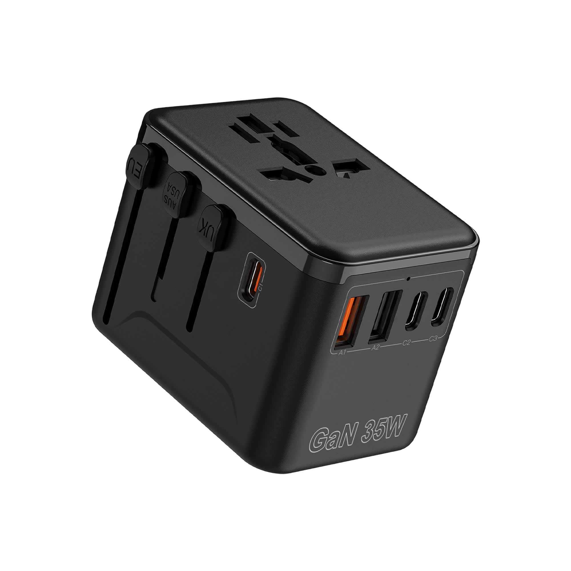35W GaN Universal Travel Adapter (3C2A)