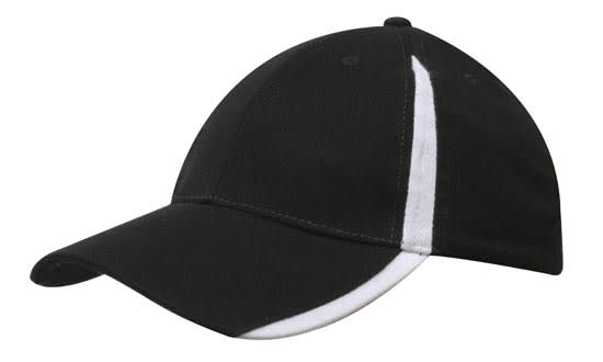 Brushed Heavy Cotton with Inserts on the Peak & Crown