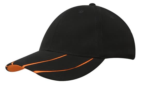Brushed Heavy Cotton with Hi-Vis Laminated Two-Tone Peak