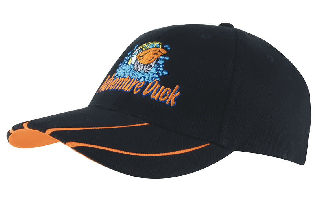 Brushed Heavy Cotton with Hi-Vis Laminated Two-Tone Peak
