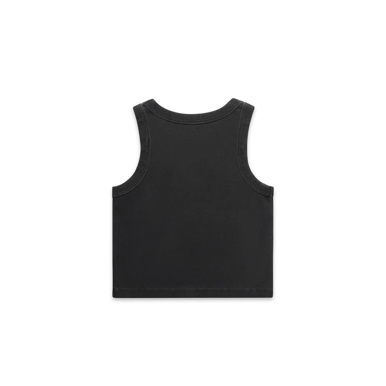 Wo's Faded Organic Rib Crop Tank