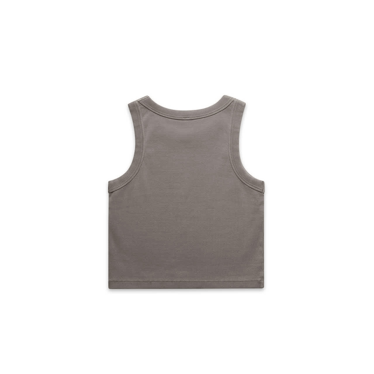 Wo's Faded Organic Rib Crop Tank