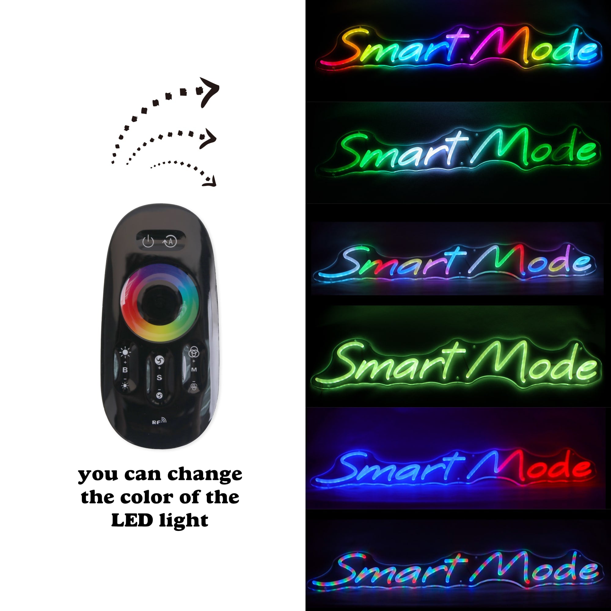 Multi-program Neon LED Sign