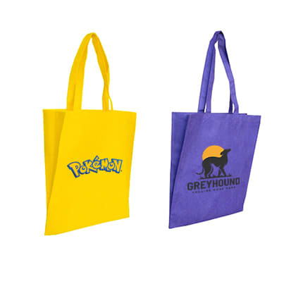 Non Woven Long Handle Bag with V Gusset