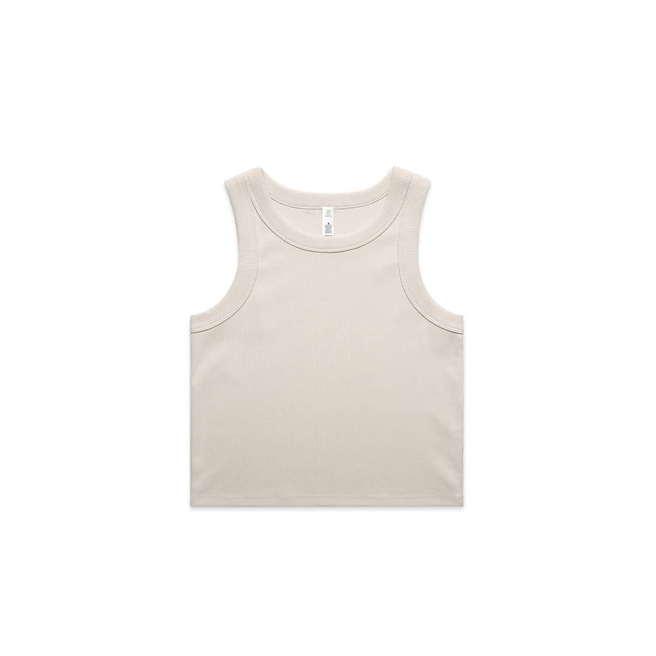 Wo's Organic Rib Crop Tank