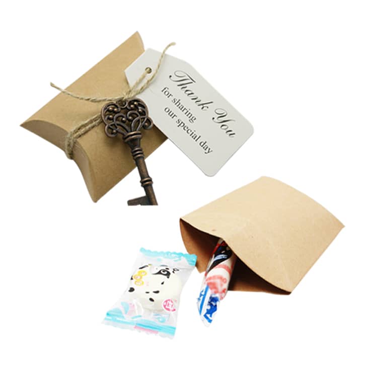 Small Brown Kraft Pillow Box(125 x 75 x 30mm)