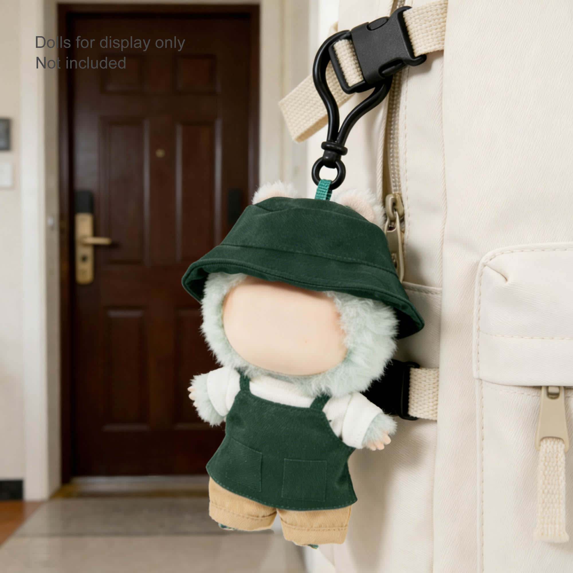 Plush Doll Cafe 4-Piece Apron Outfit (15–17cm Doll)