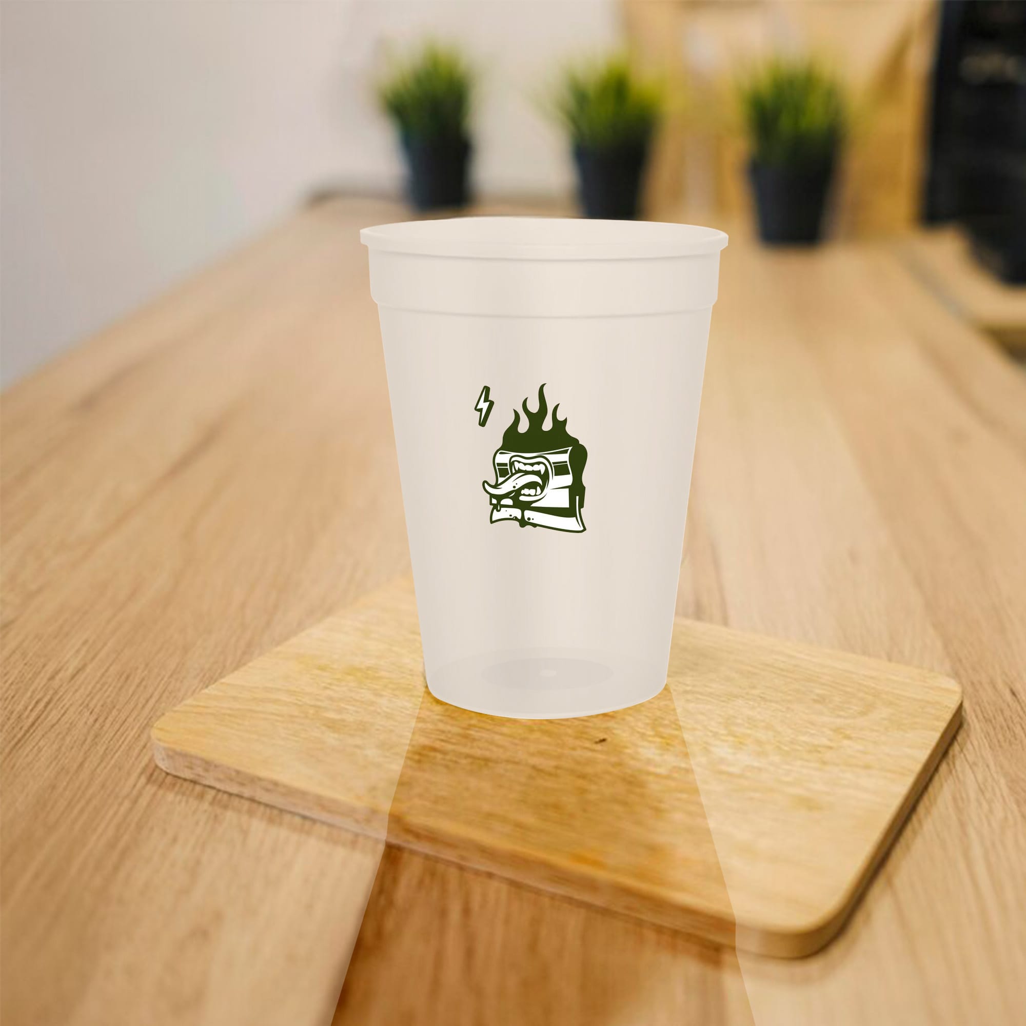 473ml Translucent Plastic Stadium Cup