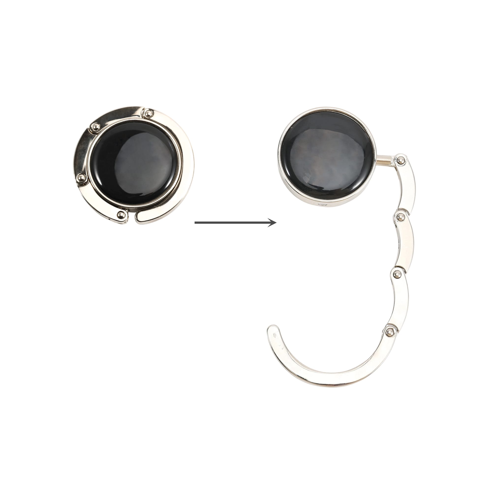 Round Foldable Desk Hook