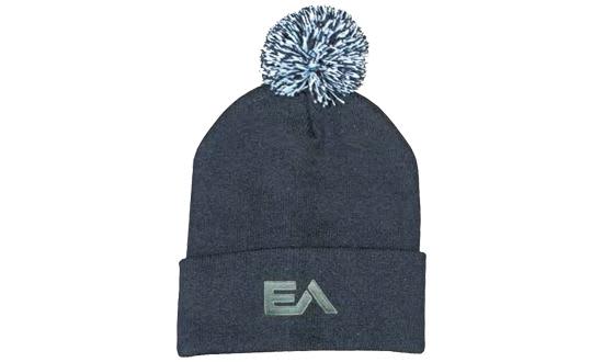 Acrylic Beanie with Pom Pom