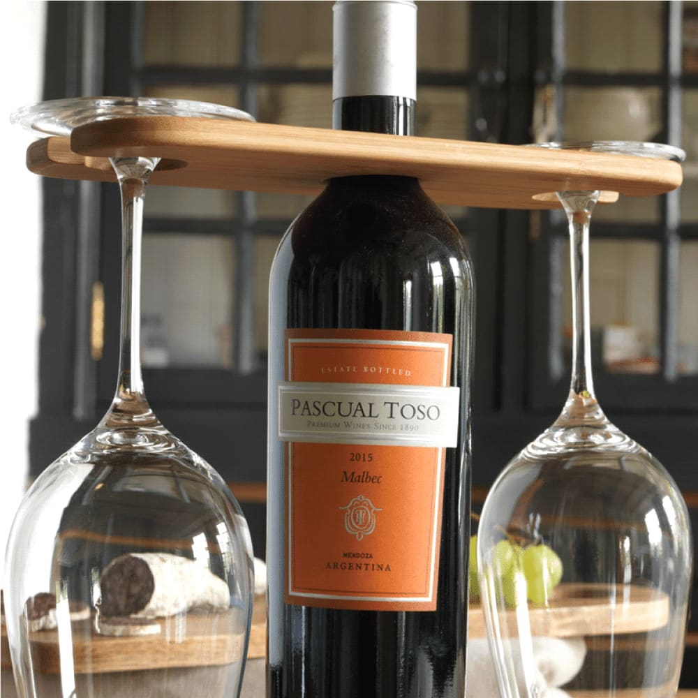 Wine Bottle & Glass Carrier