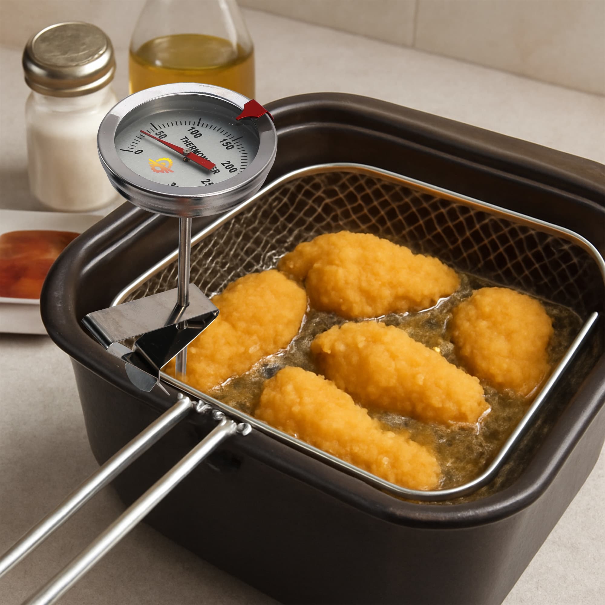 Deep Fry Thermometer With Instant Read