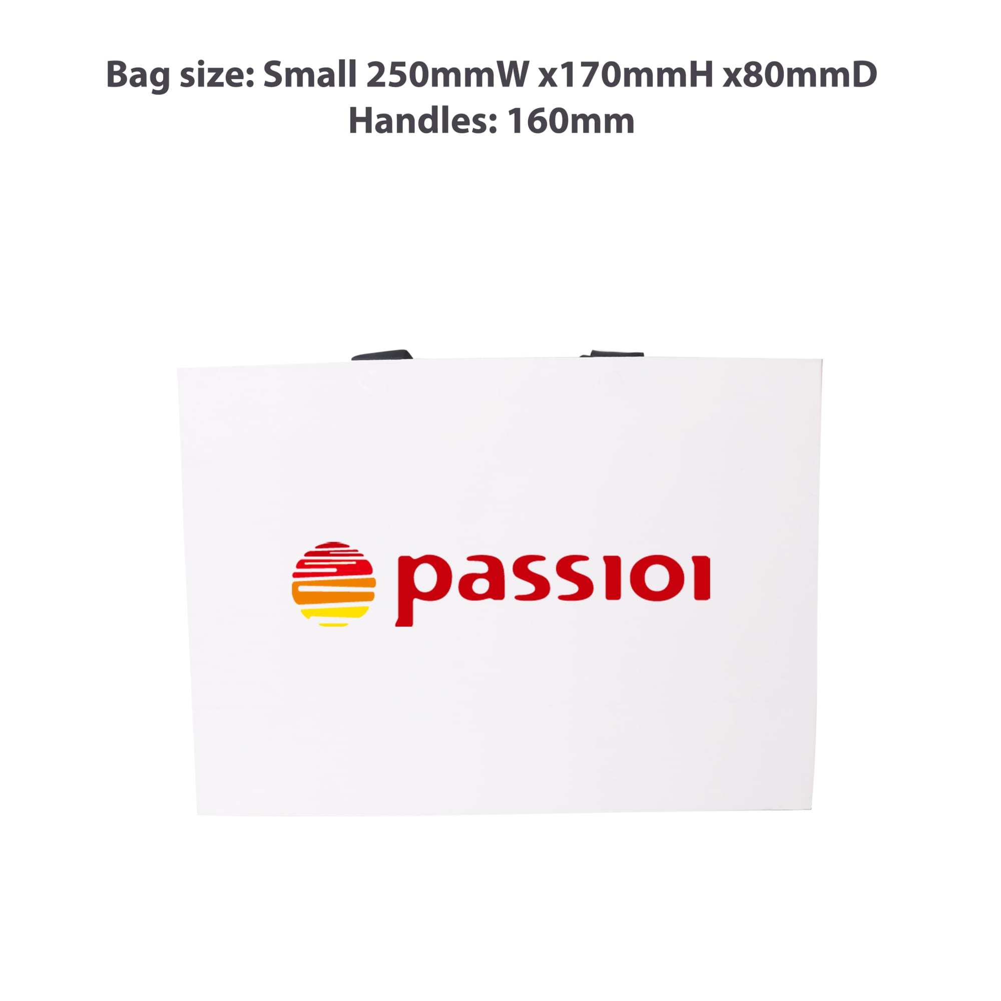 Small Paper Bag with Flat Handle(250 x 170 x 80mm)
