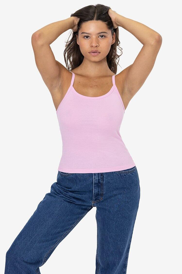 Baby Rib Spaghetti Tank Top